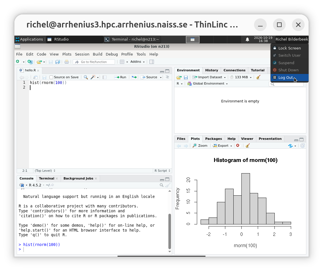 RStudio in action