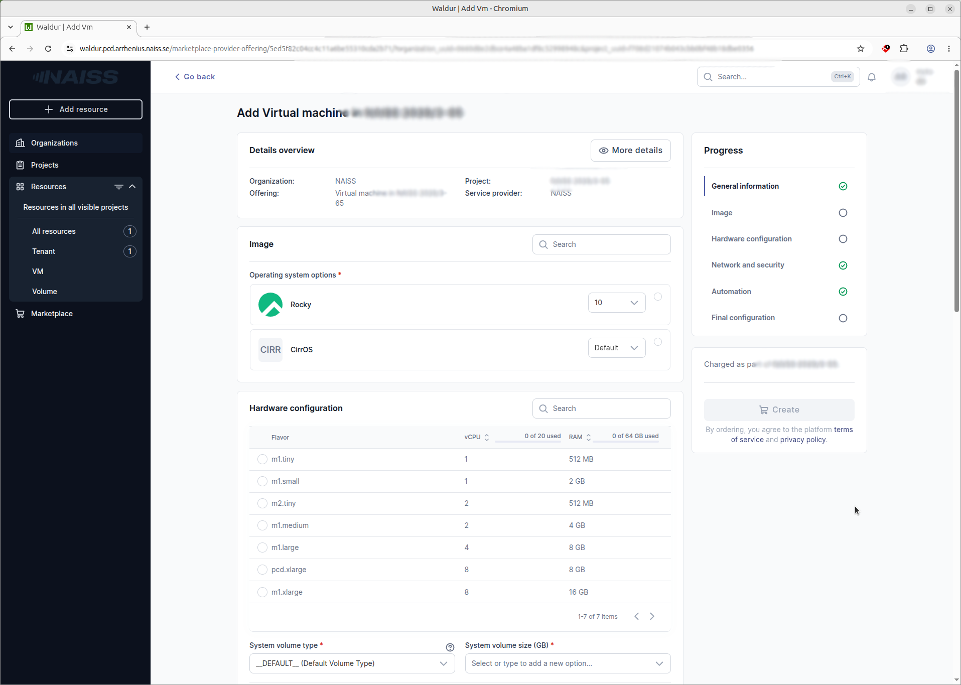 Add VM page
